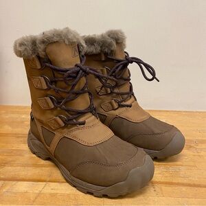 Klim Jackson GTX Waterproof Snowmobile Boot Beige Tan Gore-Tex Women's Size 6